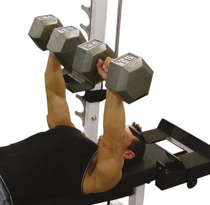 Go heavy without wrestling your dumbells into position